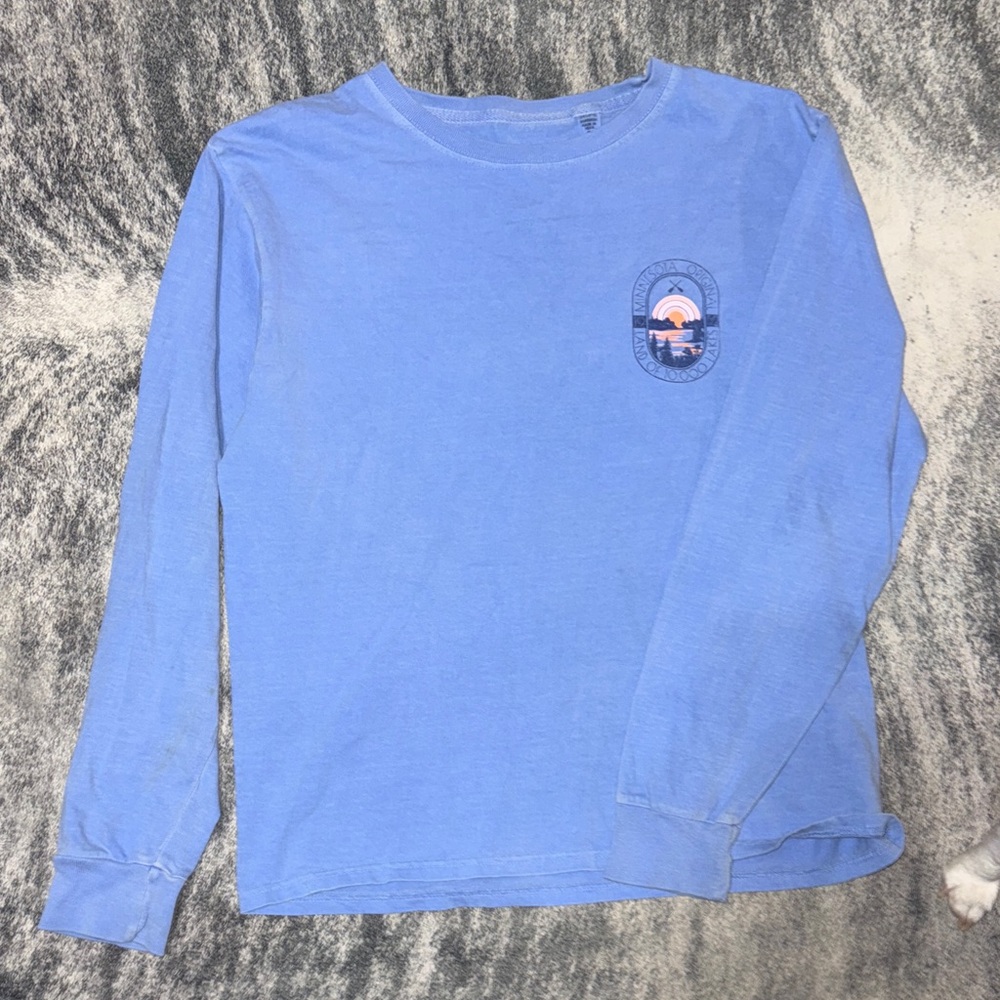 Blue Long Sleeve Minnesota Tee